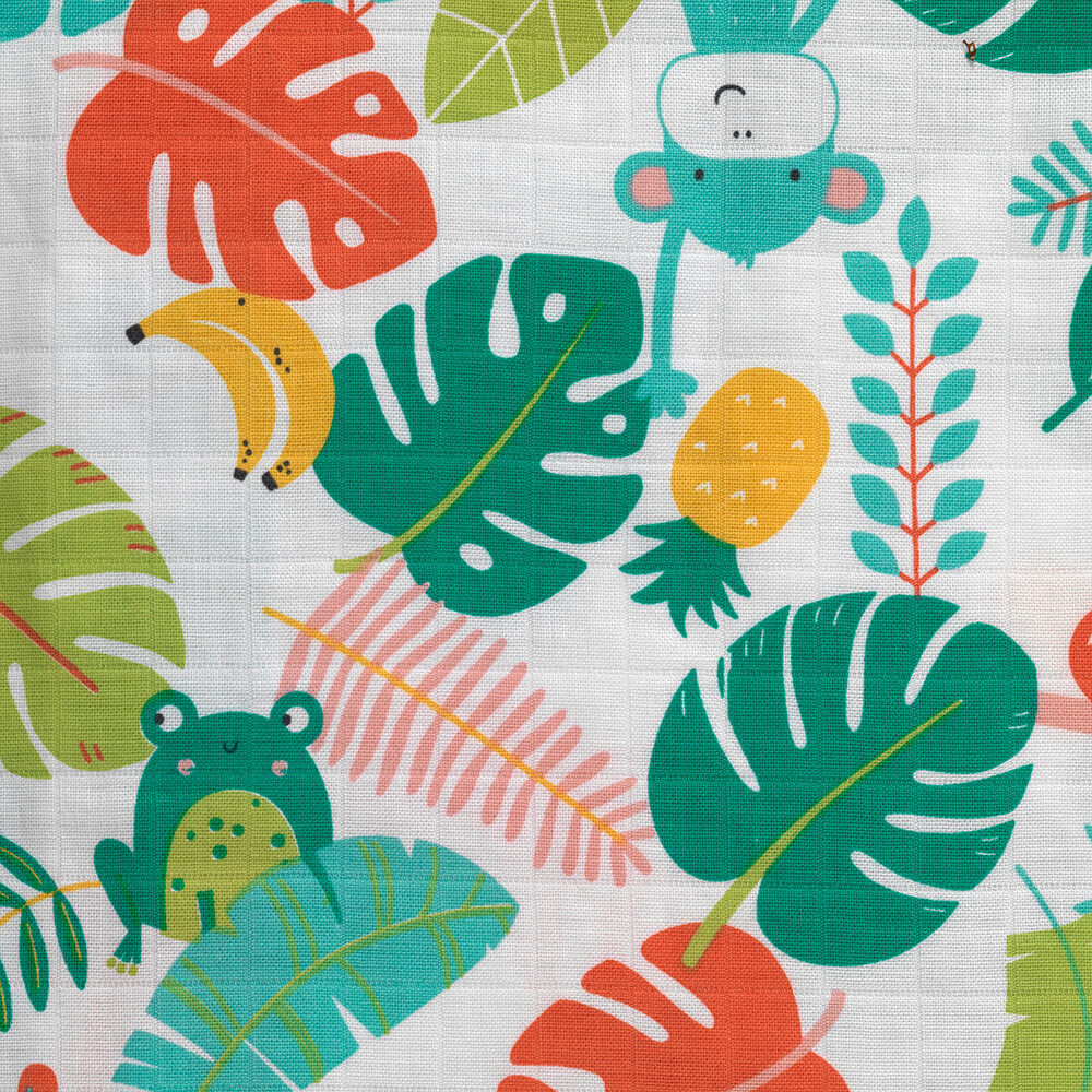 Organic Muslin Sleeping Bag with Feet - 0.5 Tog