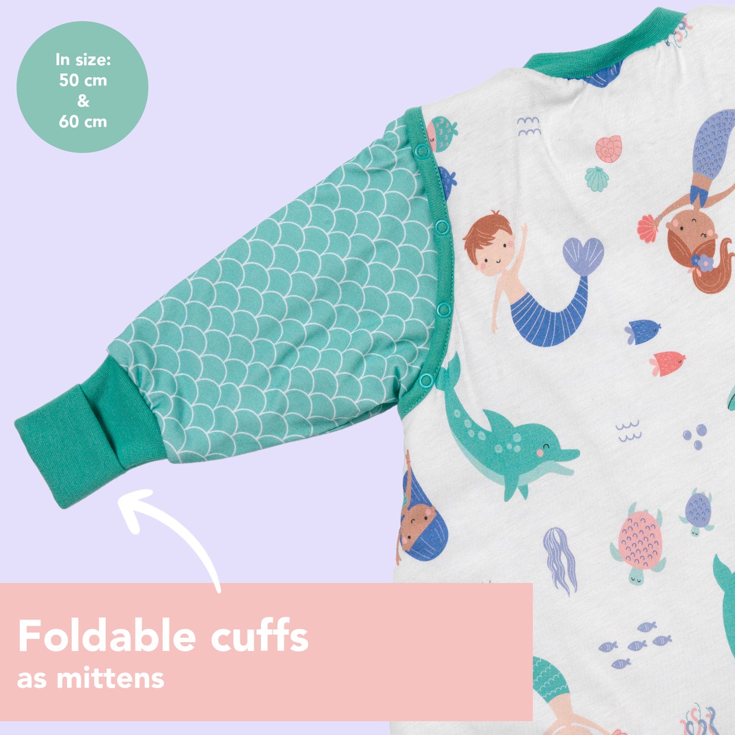 Sleeping Bag with Feet, Foldable Feet Covers & Sleeves - 1.0 TOG