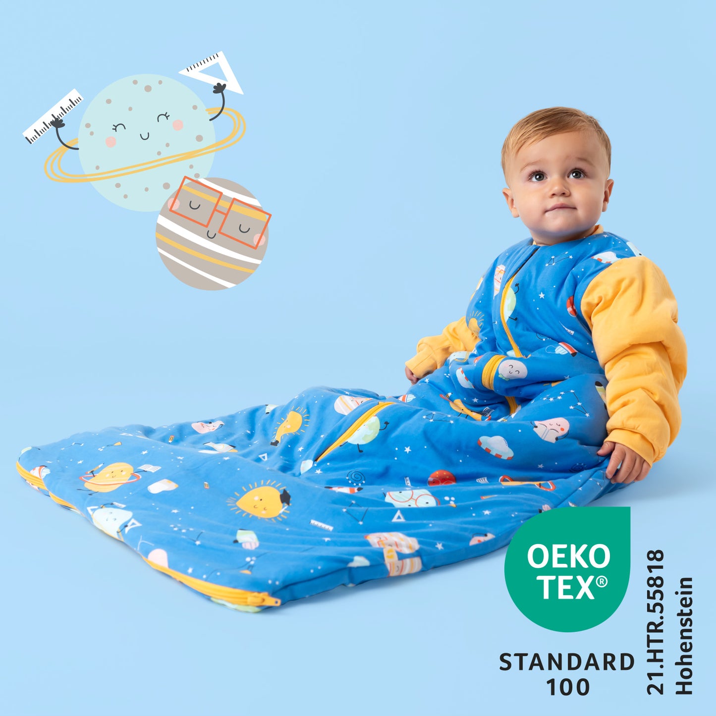 Long Sleeve Baby Sleeping Bag - 3.5 TOG