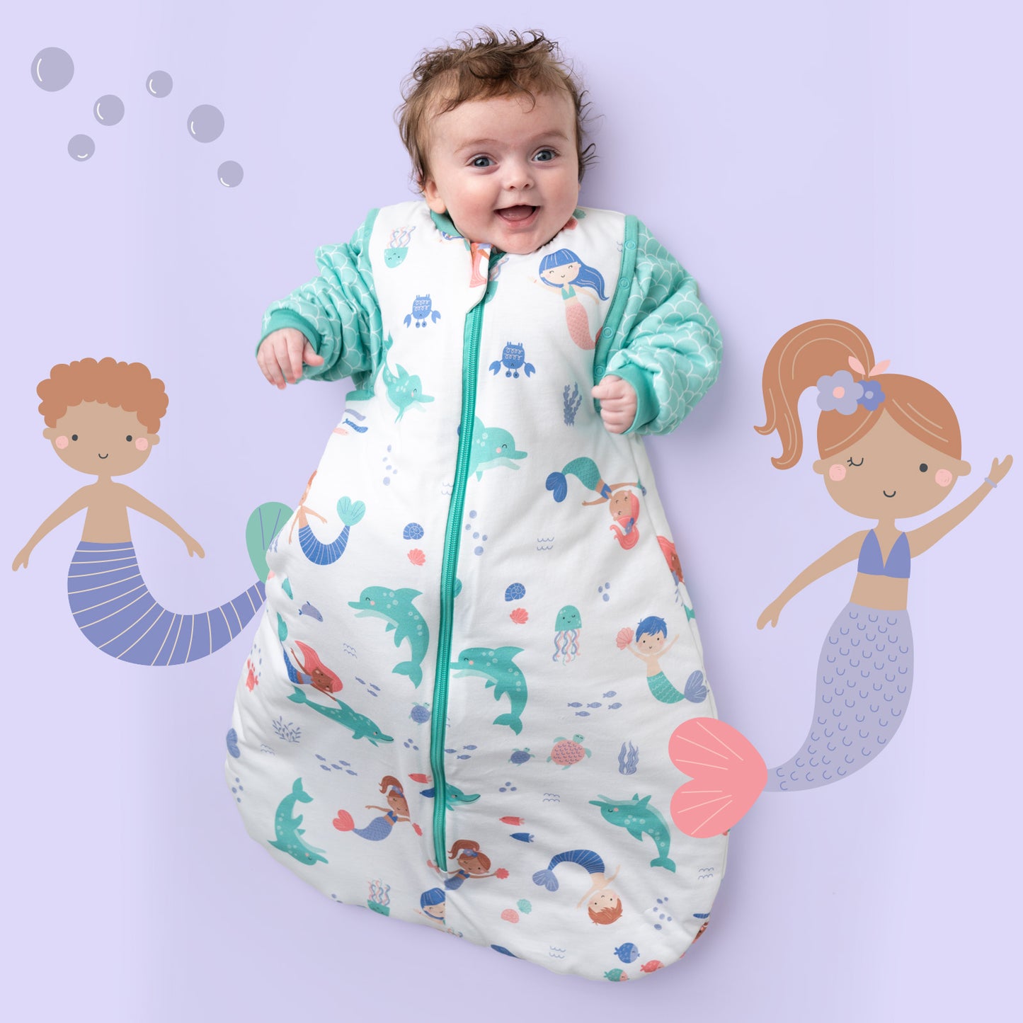 Long Sleeve Baby Sleeping Bag - 3.5 TOG