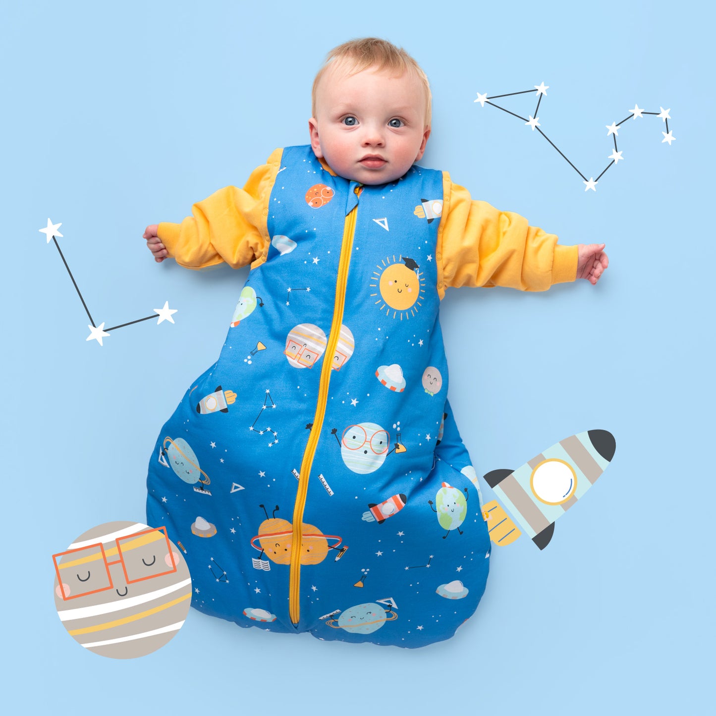 Long Sleeve Baby Sleeping Bag - 3.5 TOG