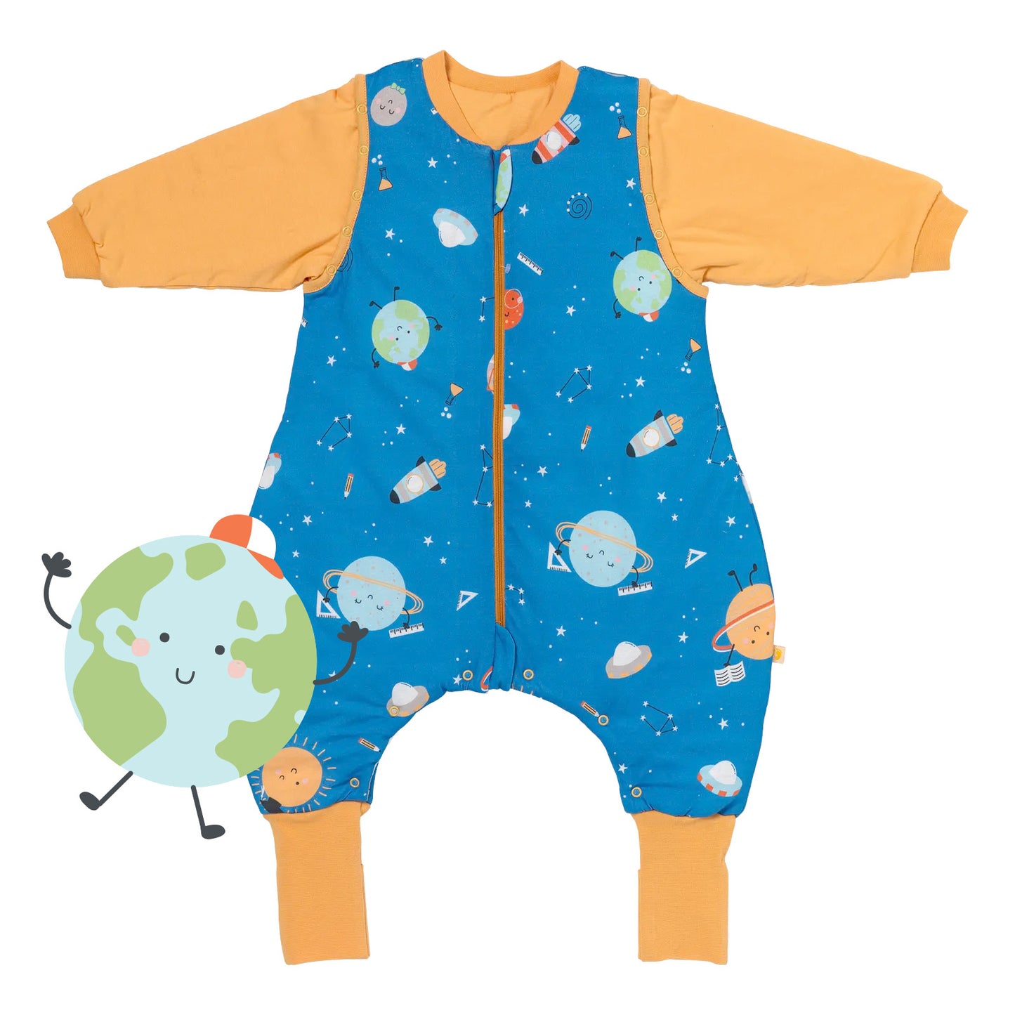 Sleeping Bag with Feet & Foldable Feet Covers - 2.5 TOG