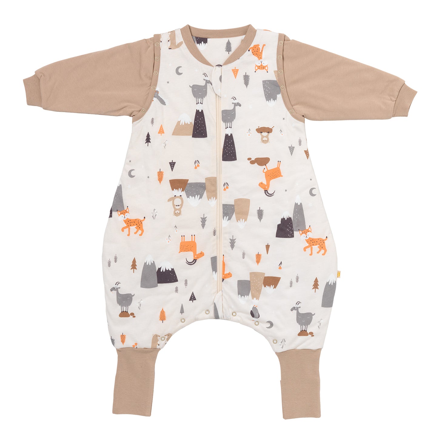 Sleeping Bag with Feet & Foldable Feet Covers - 3.5 TOG