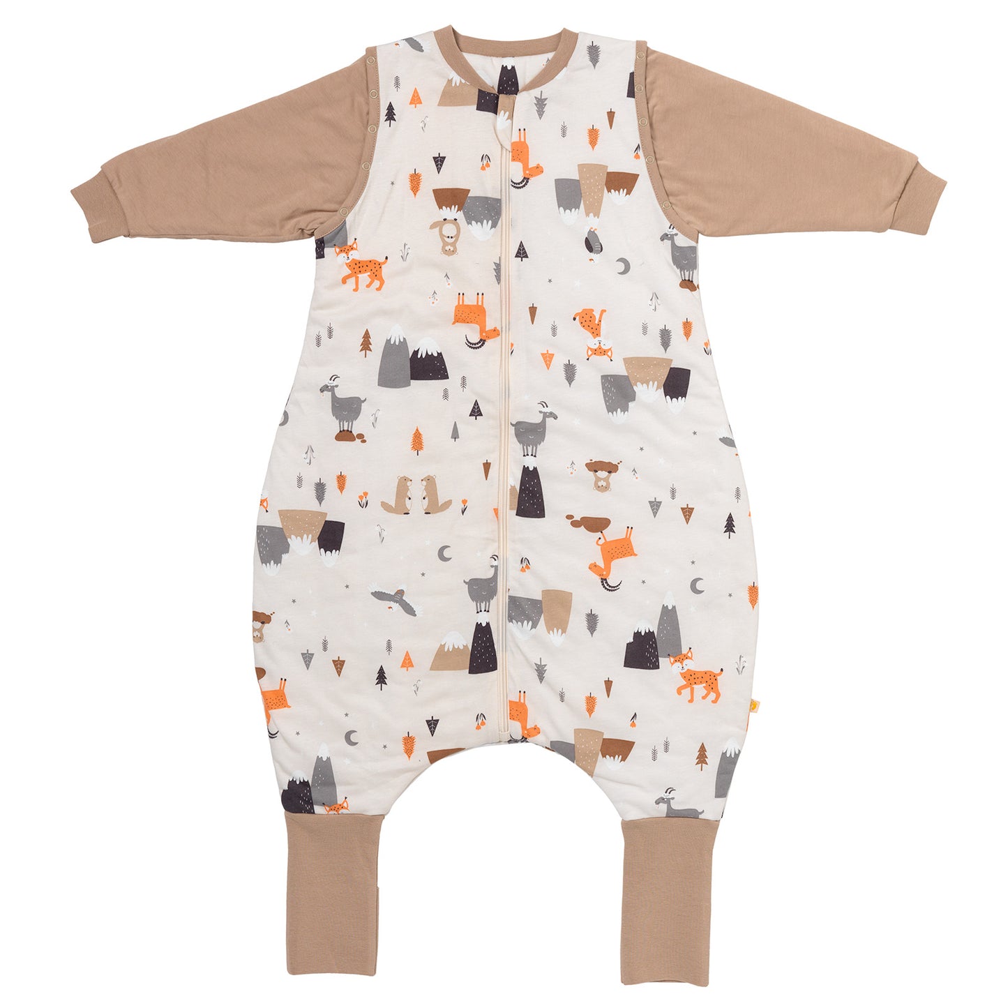 Sleeping Bag with Feet & Foldable Feet Covers - 3.5 TOG