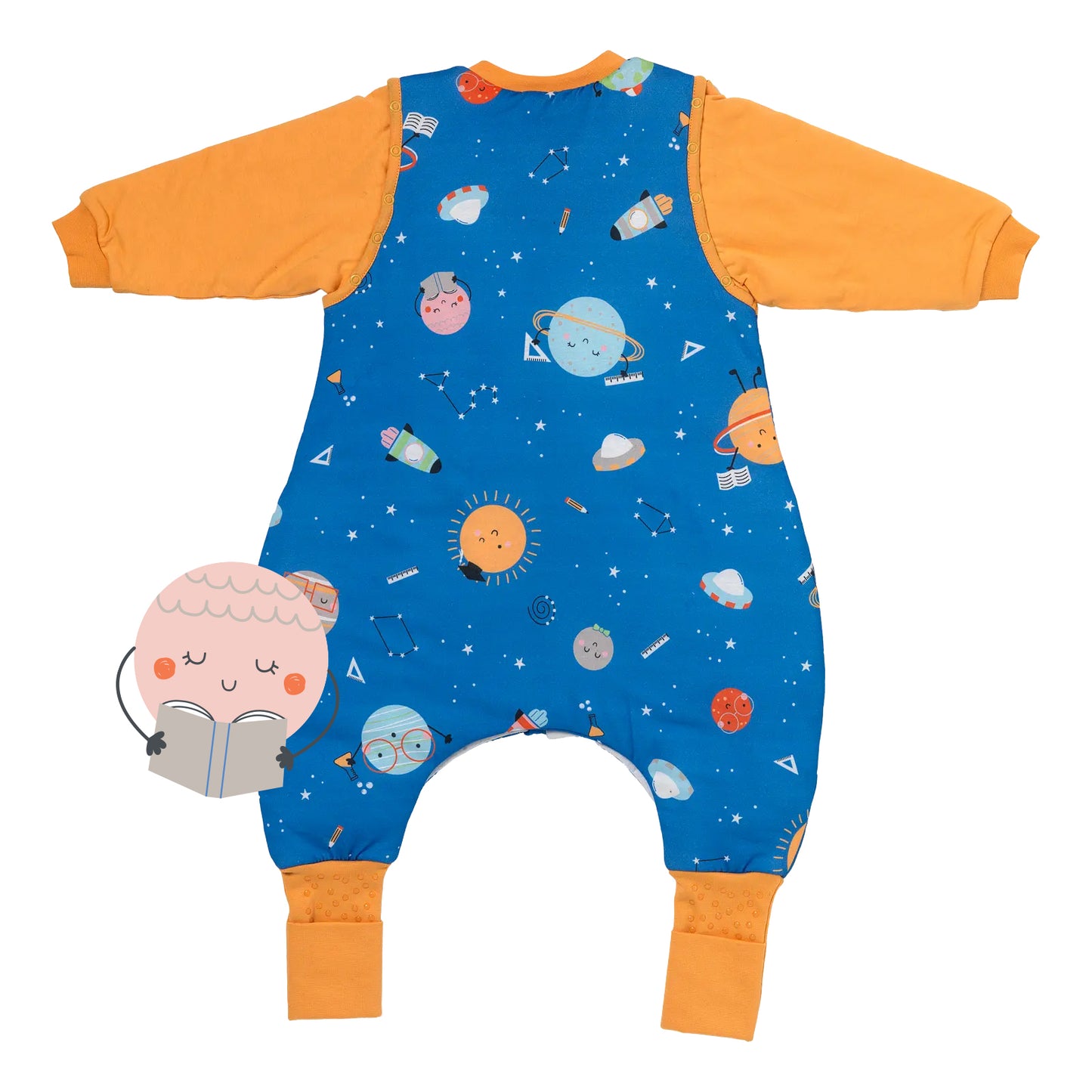 Sleeping Bag with Feet & Foldable Feet Covers - 3.5 TOG