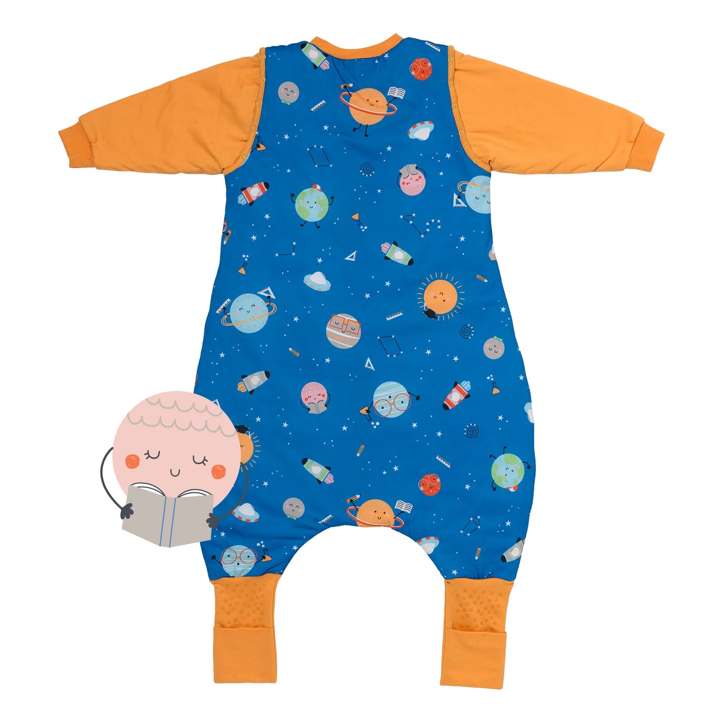 Sleeping Bag with Feet & Foldable Feet Covers - 3.5 TOG