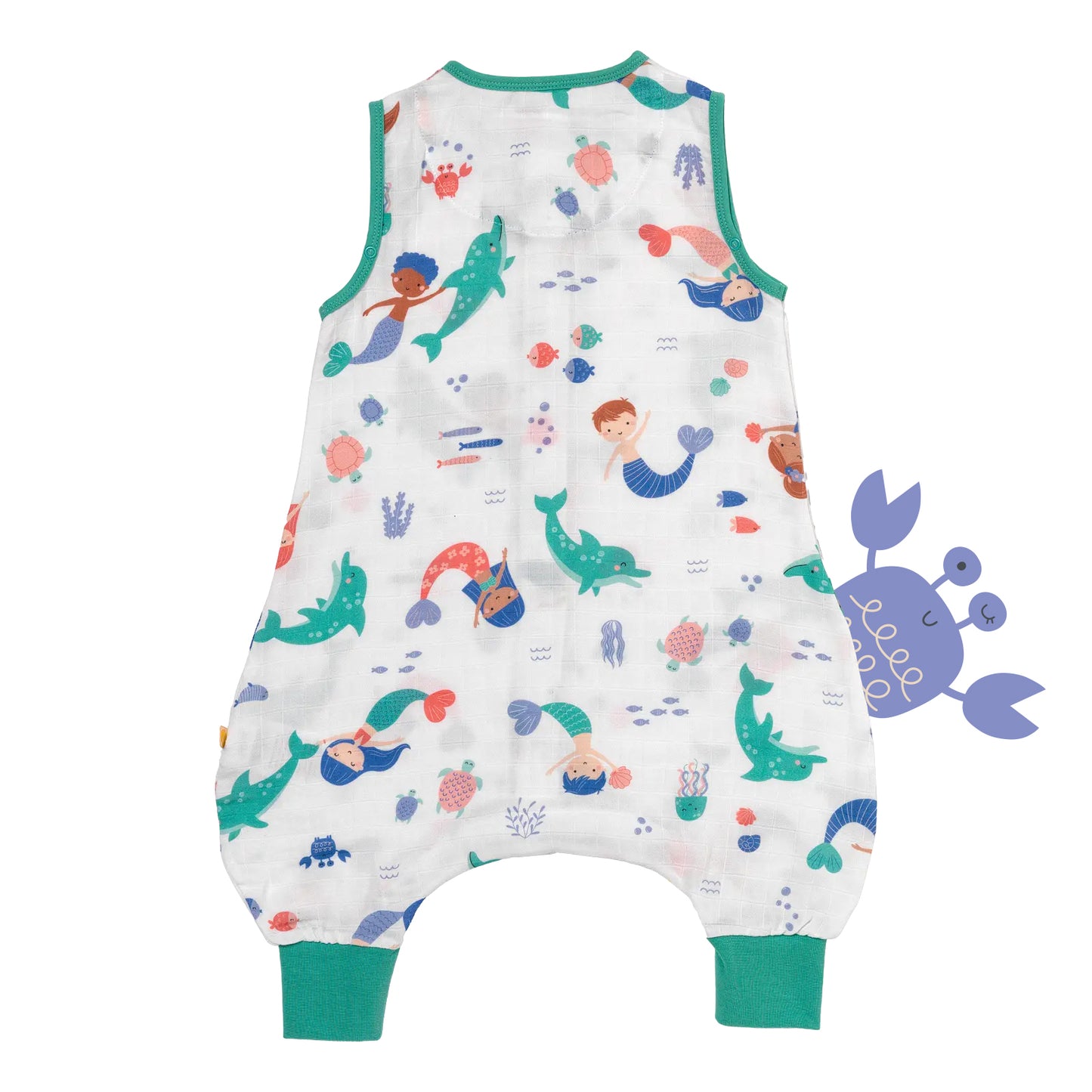 Muslin Sleeping Bag with Feet - 0.5 TOG