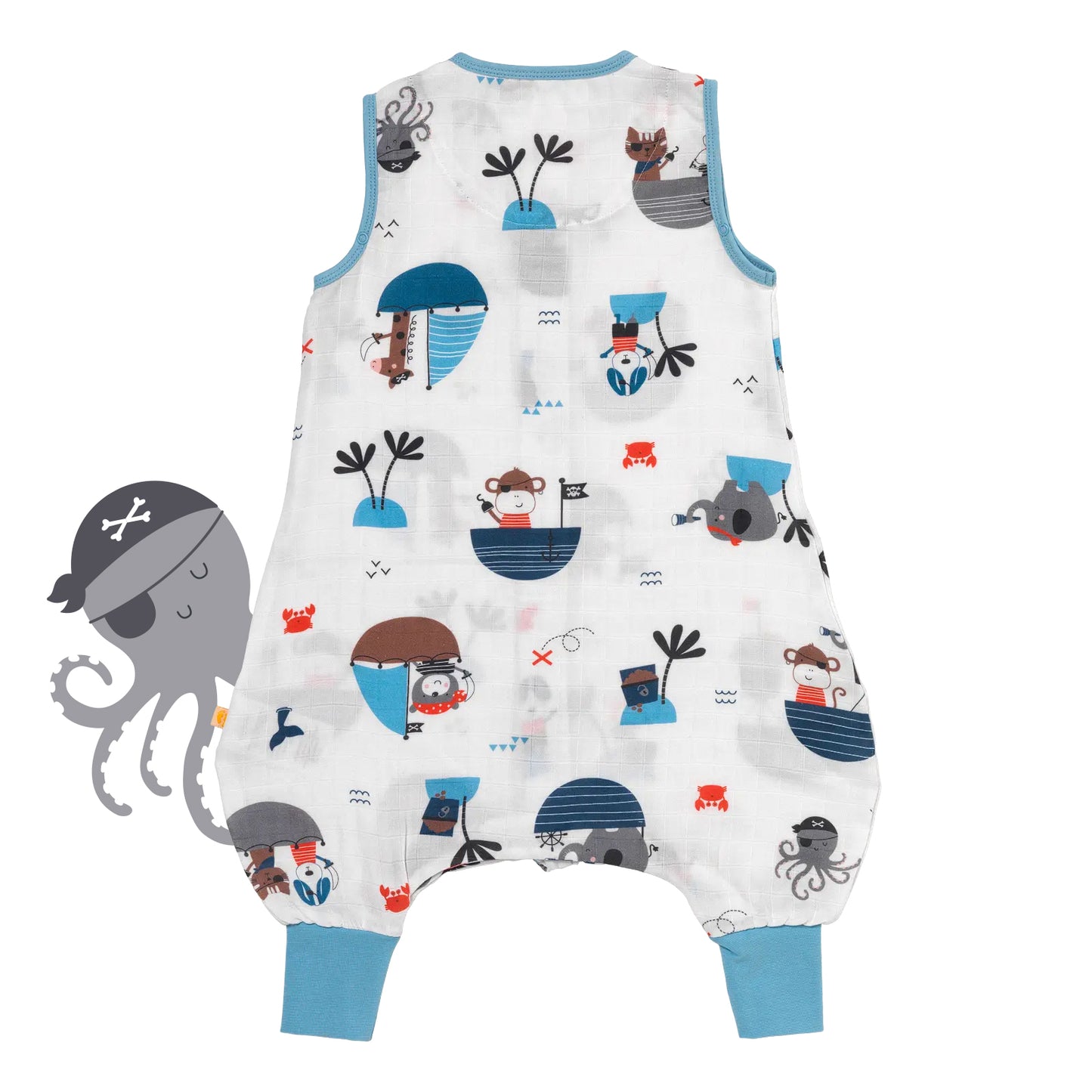 Muslin Sleeping Bag with Feet - 0.5 TOG