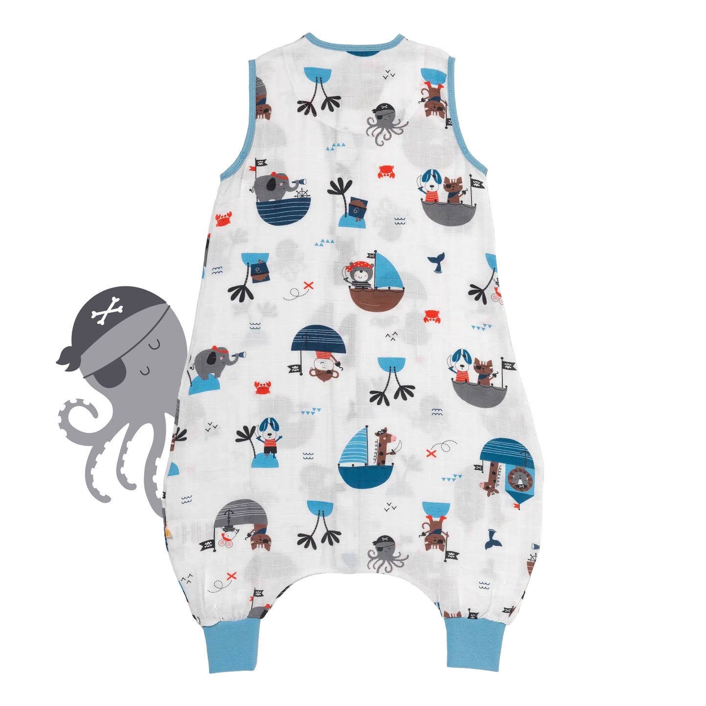 Muslin Sleeping Bag with Feet - 0.5 TOG