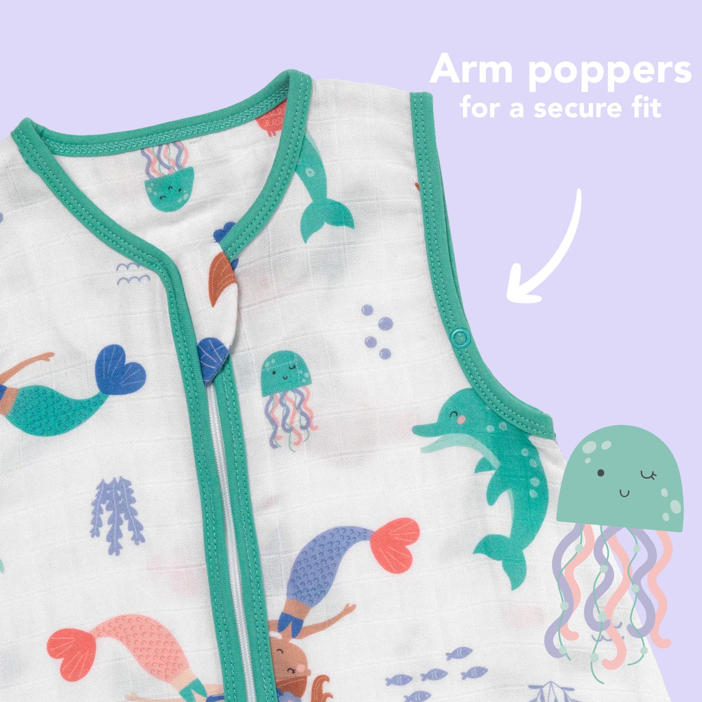 Muslin Baby Sleeping Bag - 0.5 TOG