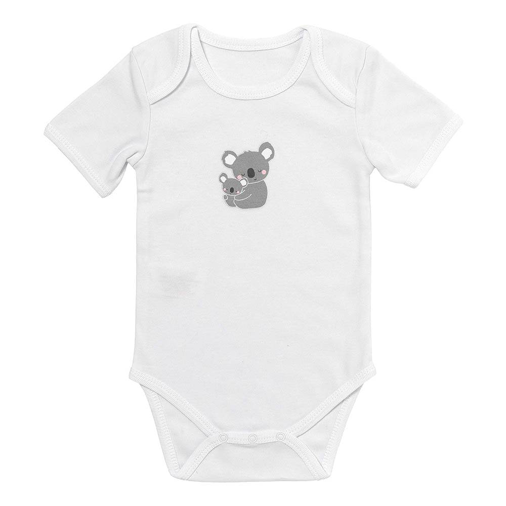 100% Organic Short Sleeve Baby Body - 5-pack