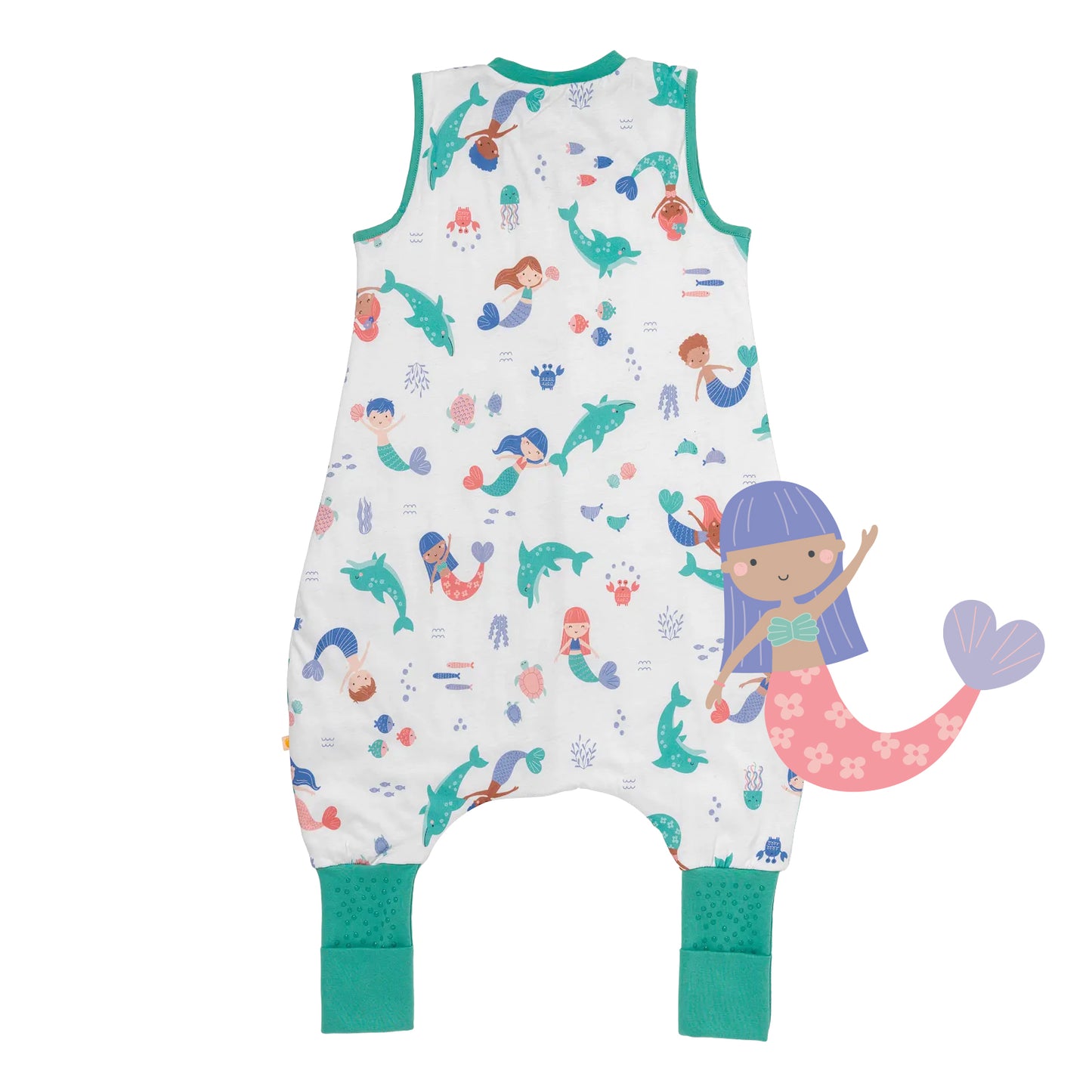 Sleeping Bag with Feet & Foldable Feet Covers - 1.0 TOG