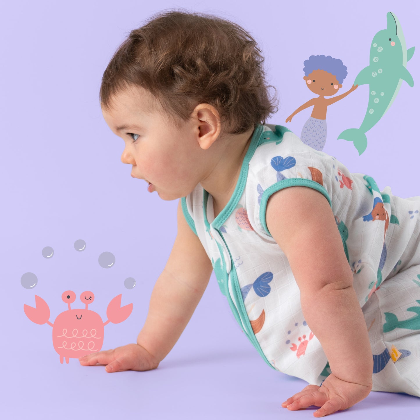 Muslin Baby Sleeping Bag - 0.5 TOG