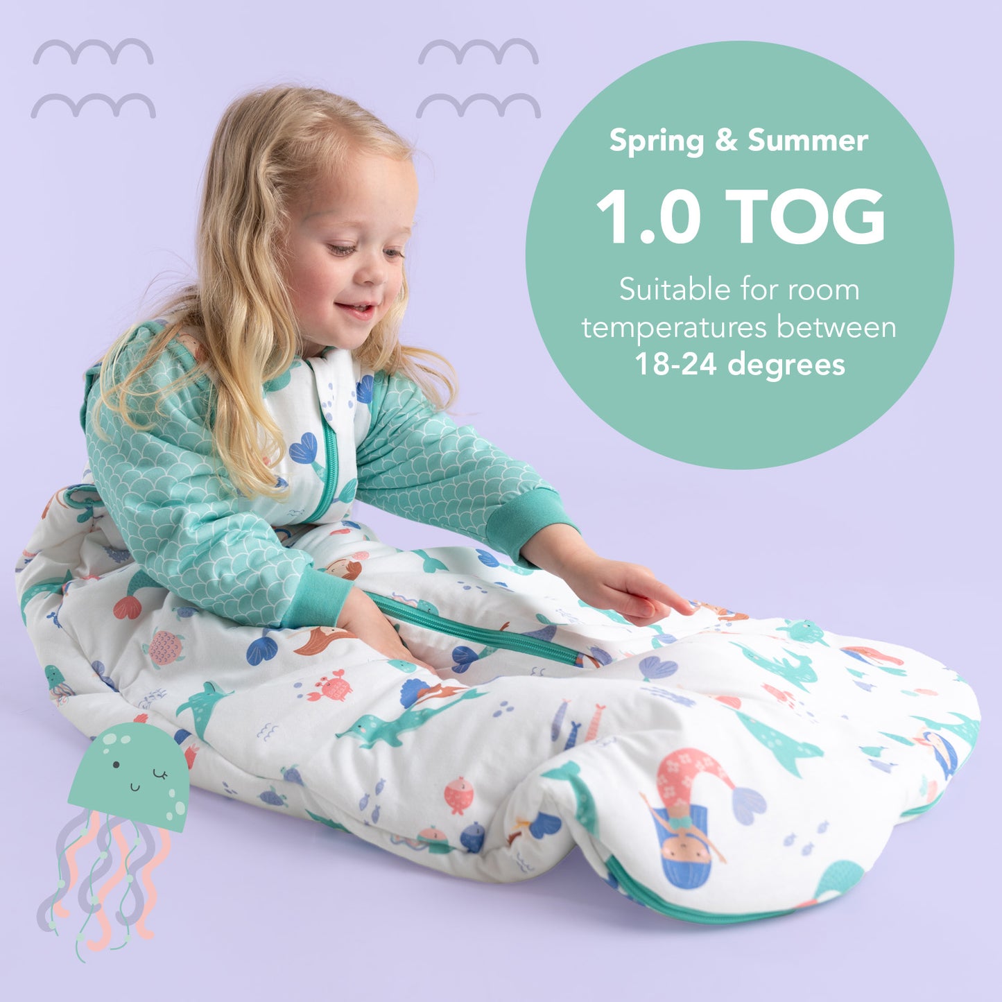 Baby Sleeping Bag - 1.0 TOG