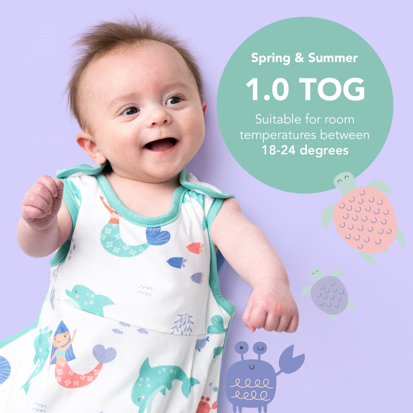 Baby Sleeping Bag - 1.0 TOG