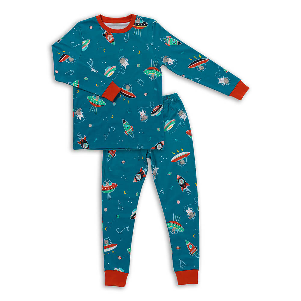 Organic Children's Pyjamas_Space_front_444