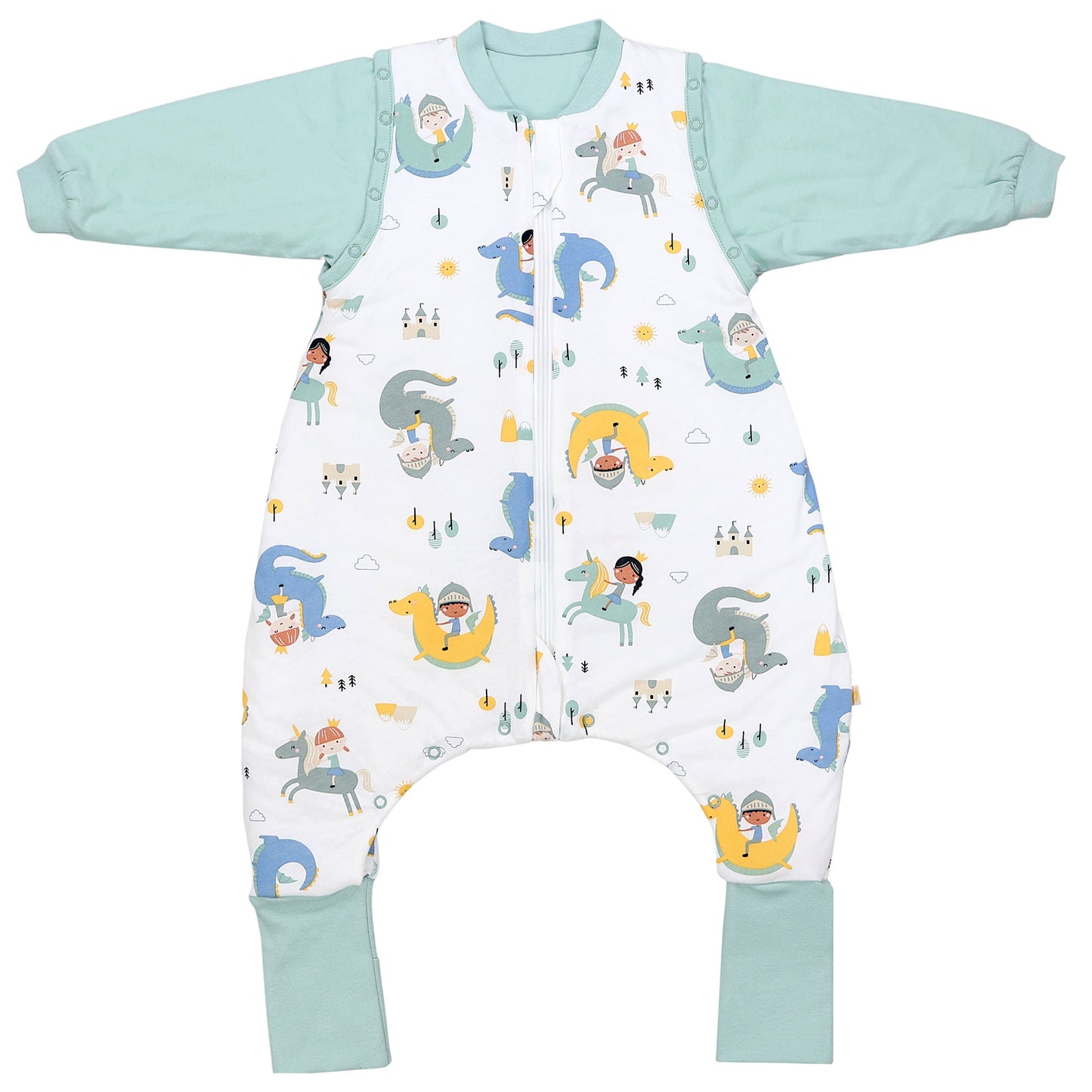 Sleeping Bag with Feet Foldable Feet Covers & Sleeves - 1.0 TOG_Fantasia_fronte2_1182