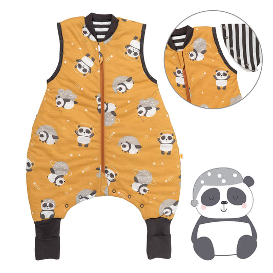 Sleeping Bag with Feet Foldable Feet Covers & Sleeves - 1.0 TOG_Panda_Davanti con giromanica_1182