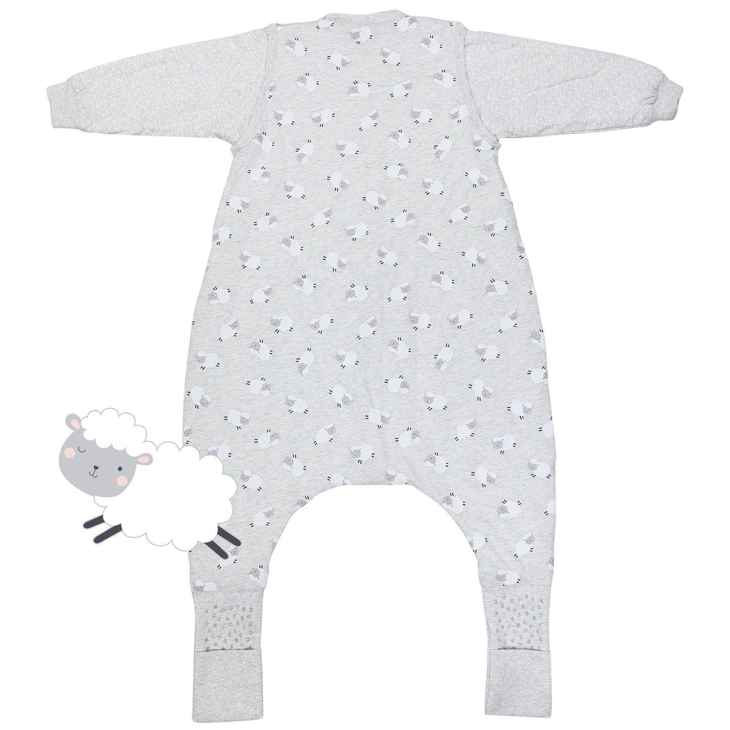 Sleeping Bag with Feet Foldable Feet Covers & Sleeves - 1.0 TOG_back_1182