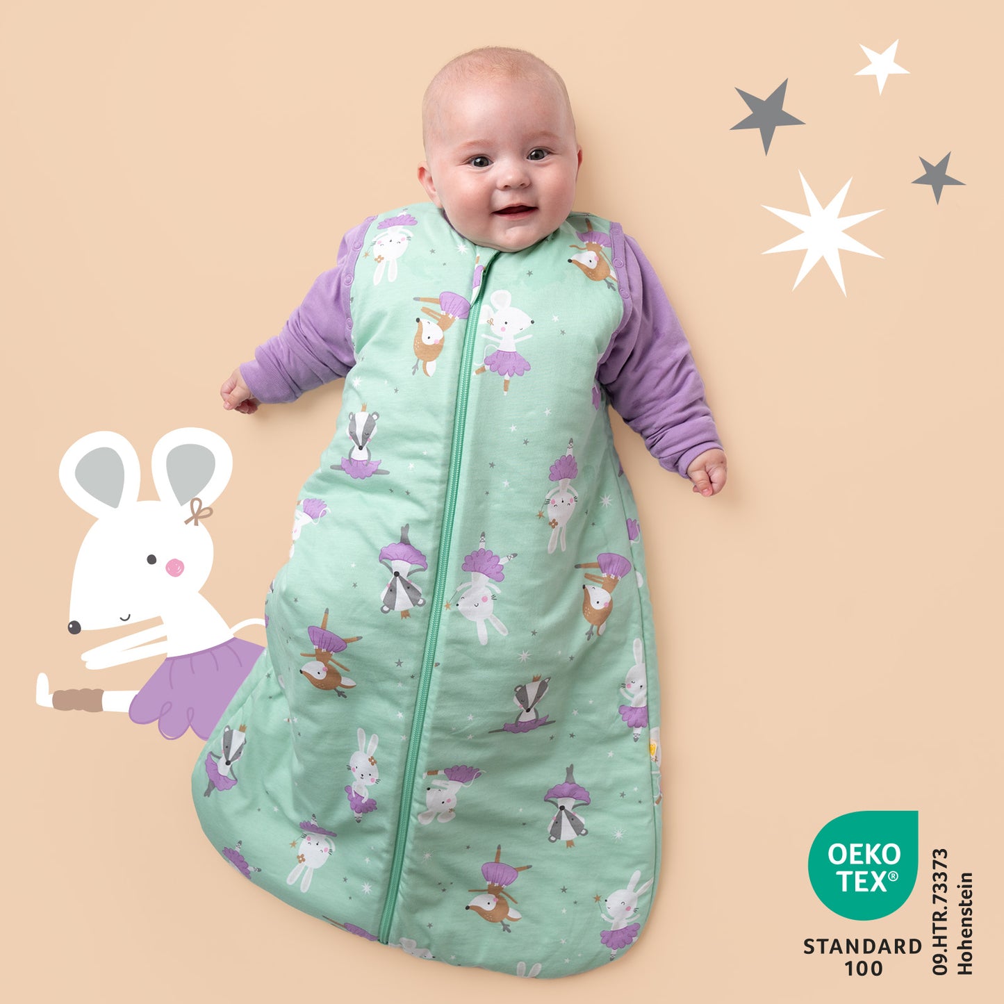 Baby Sleeping Bag - 1.0 TOG_Ballerina_1187_2