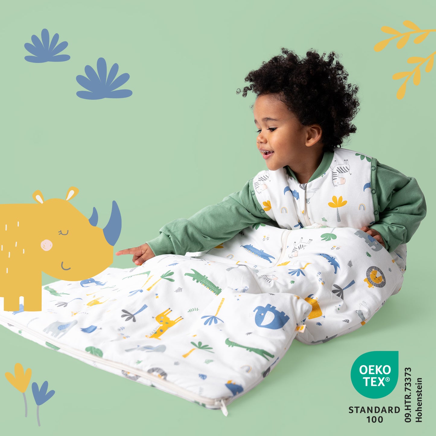Baby Sleeping Bag - 1.0 TOG_Jungle_1187_2