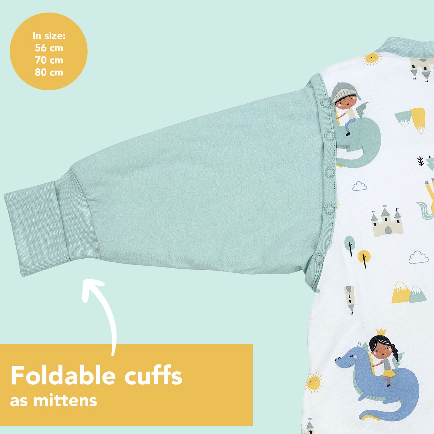 Baby Sleeping Bag - 1.0 TOG_Fantasia_zona del braccio_1187