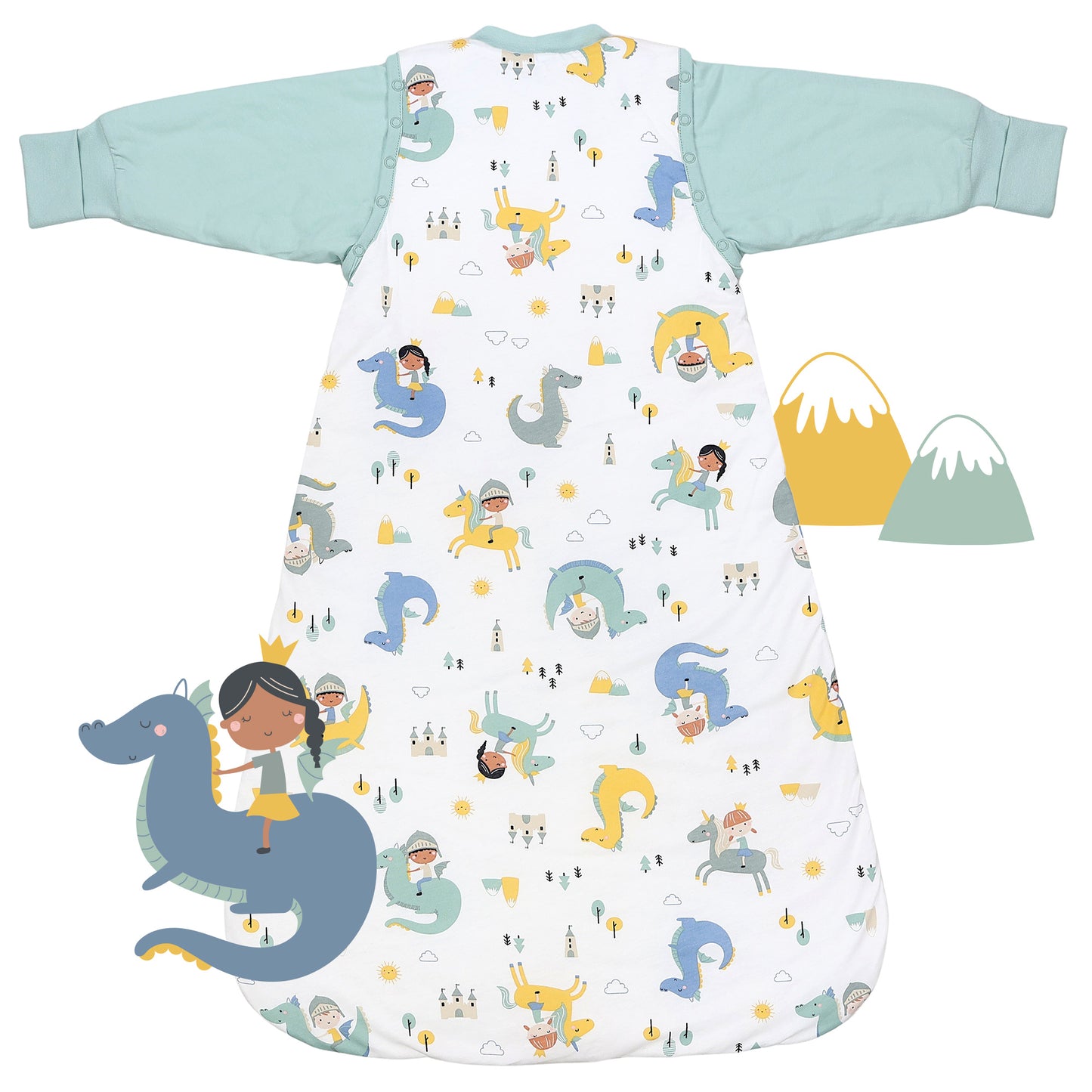 Baby Sleeping Bag - 1.0 TOG_Fantasia_retro_1187