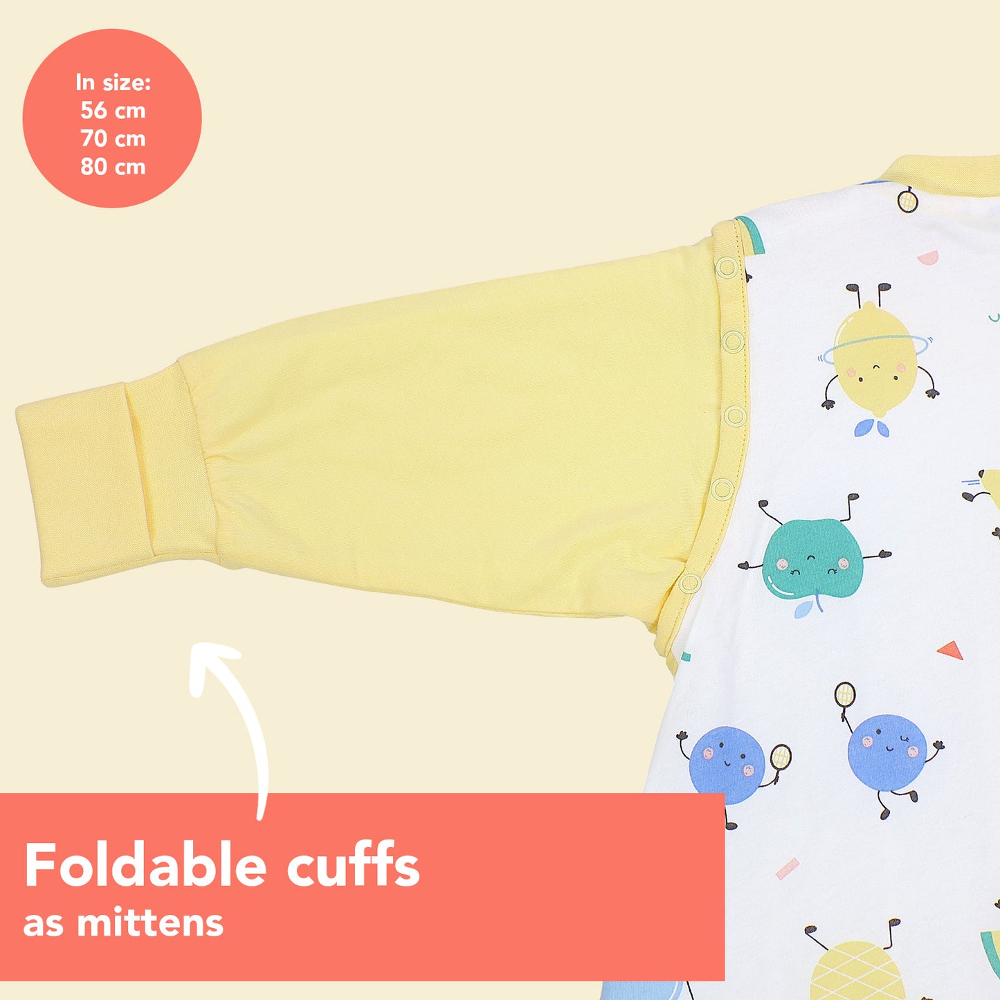 Baby Sleeping Bag - 1.0 TOG_Frutas en Forma_foto di esempio_1187