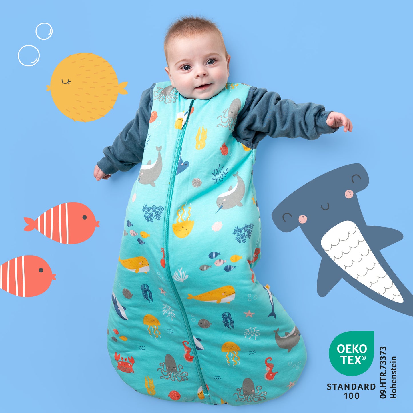 Baby Sleeping Bag - 1.0 TOG_Under the Sea_1187_2