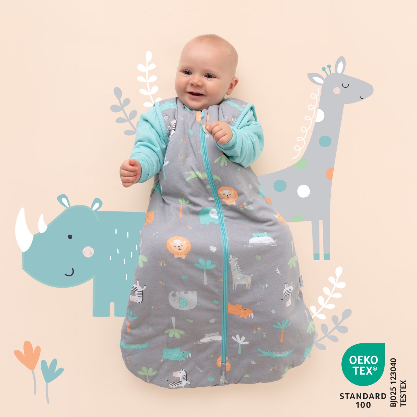 Baby Sleeping Bag - 1.0 TOG_Safari_1187_2