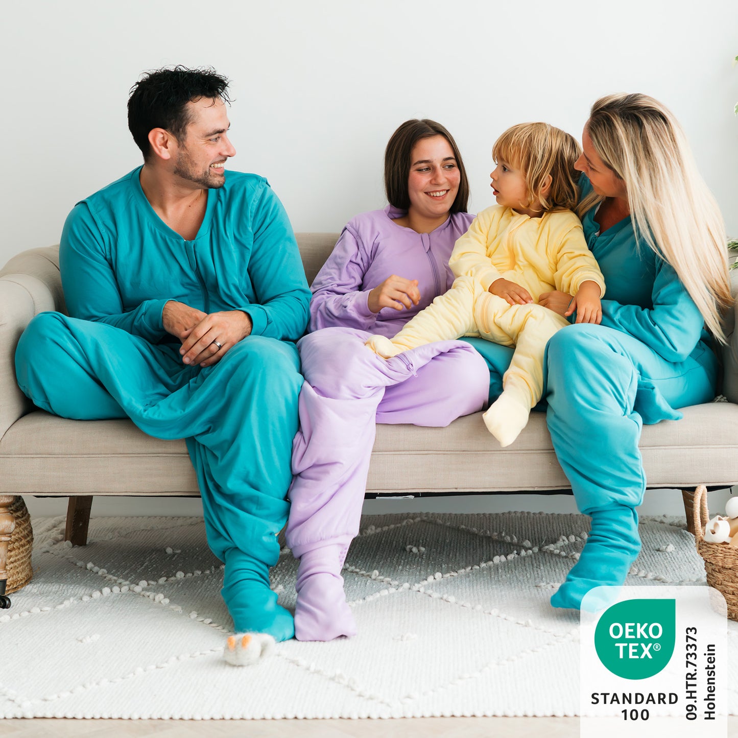 Adult Sleeping Bag with Feet & Detachable Sleeves - 2.5 TOG_Teal_1188_2