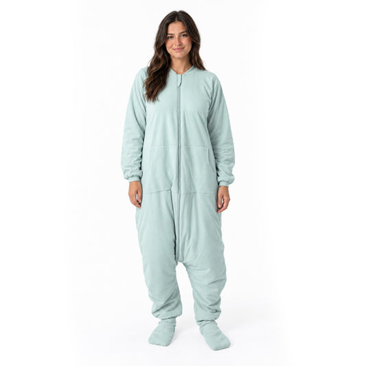 Adult Sleeping Bag with Feet & Detachable Sleeves - 2.5 TOG_Sage_sample image_1188