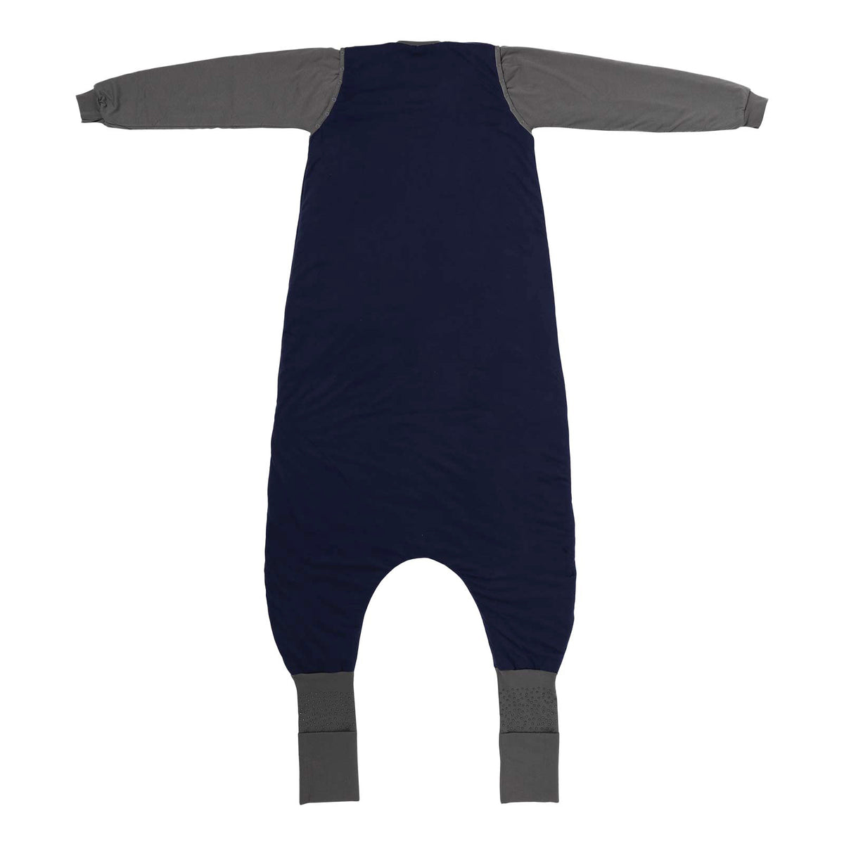 Adult Sleeping Bag with Feet & Detachable Sleeves - 3.5 TOG_Navy Grey_back_1189