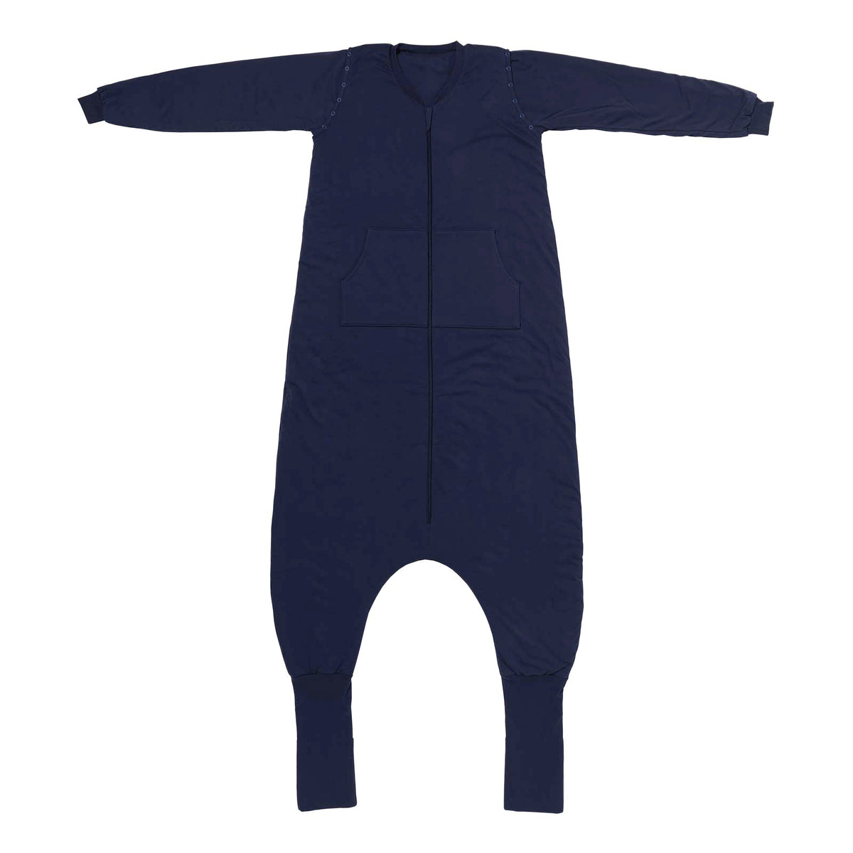 Adult Sleeping Bag with Feet & Detachable Sleeves - 3.5 TOG_Navy Blue_front_1189