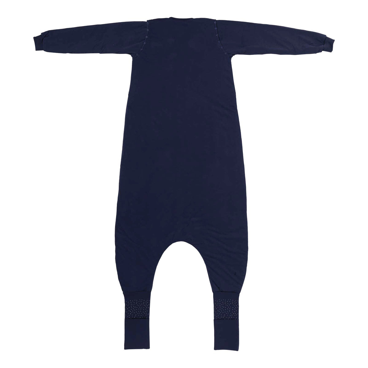 Adult Sleeping Bag with Feet & Detachable Sleeves - 3.5 TOG_Navy Blue_back_1189