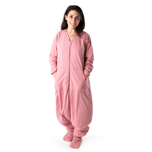 Adult Sleeping Bag with Feet & Detachable Sleeves - 3.5 TOG_Rose Pink_sample image_1189