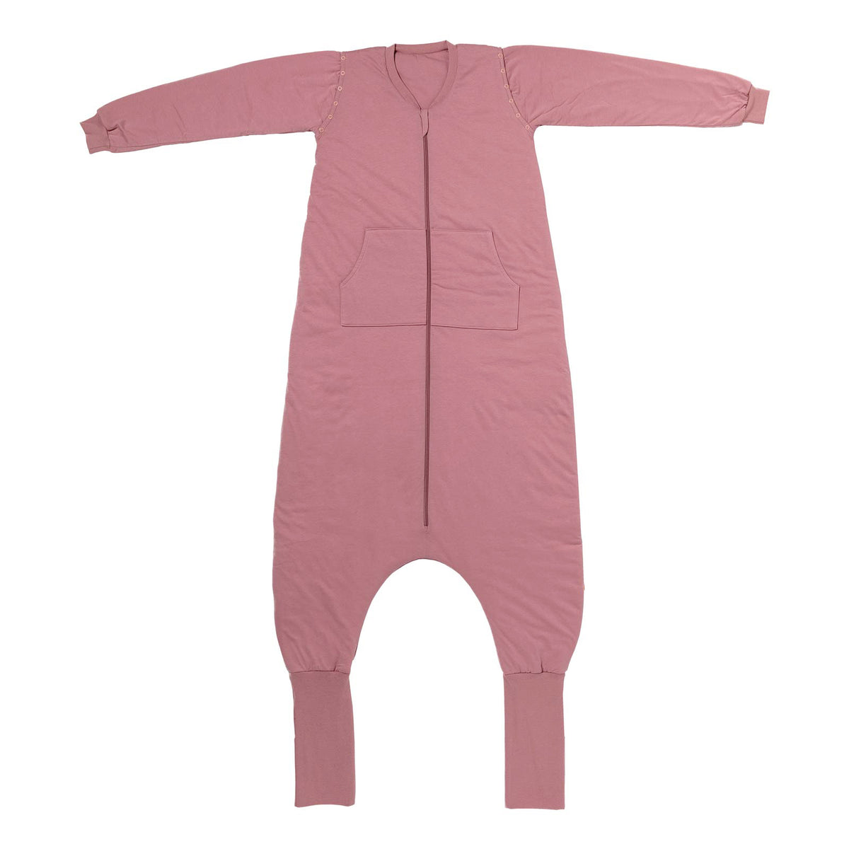 Adult Sleeping Bag with Feet & Detachable Sleeves - 3.5 TOG_Rose Pink_front_1189