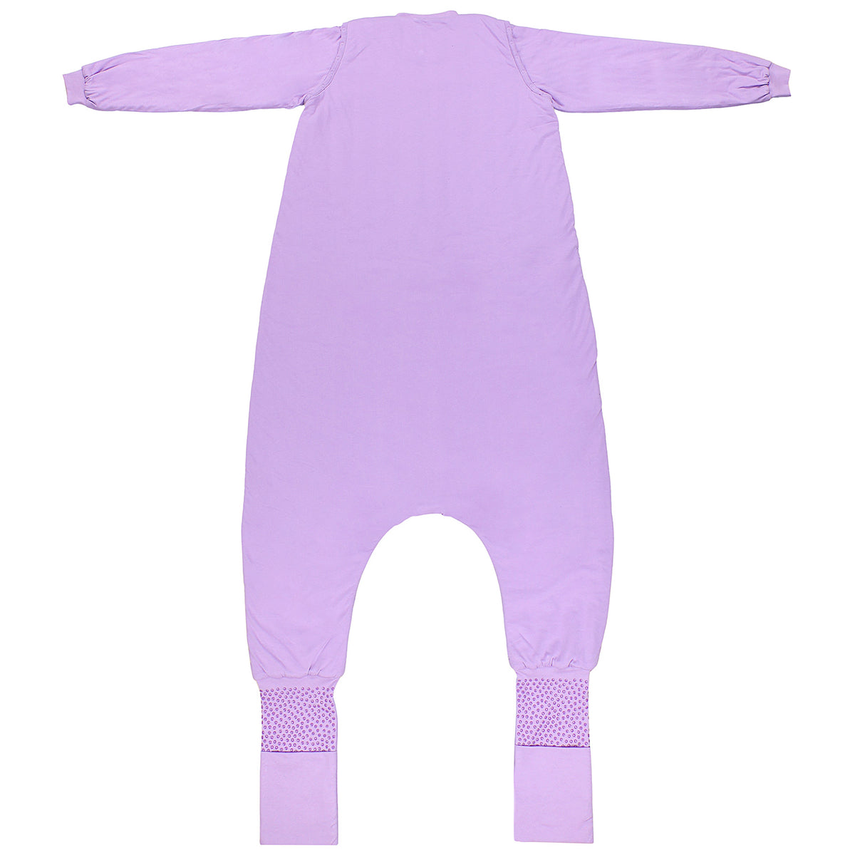 Adult Sleeping Bag with Feet & Detachable Sleeves - 3.5 TOG_Lilac_back_1189
