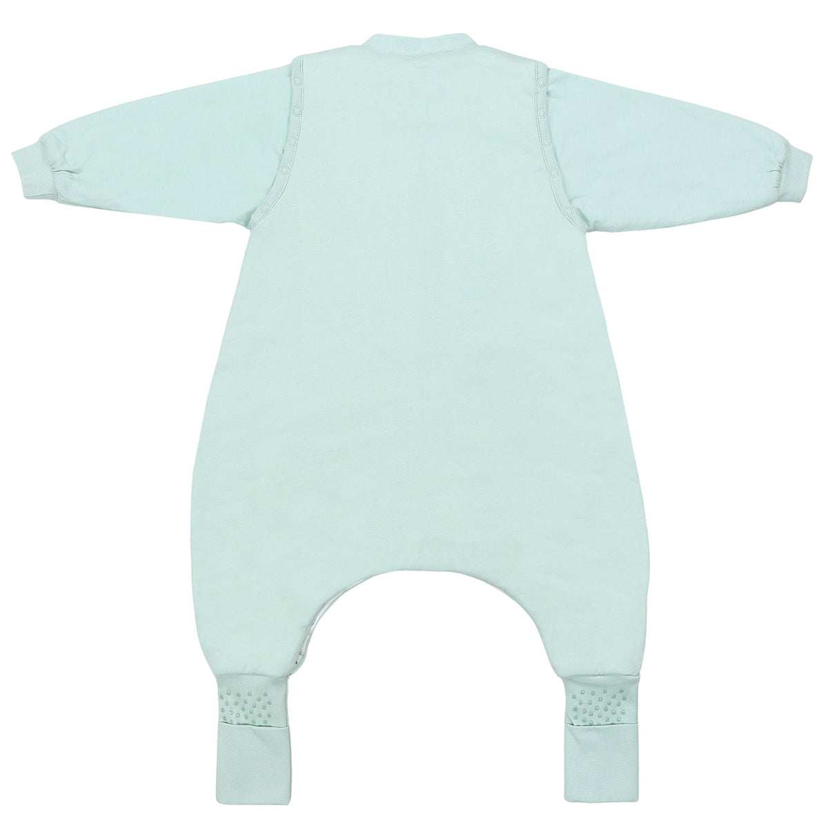 Sleeping Bag with Feet Foldable Feet Covers & Sleeves - 1.0 TOG_Sage_back_1200