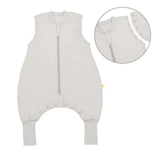 Sleeping Bag with Feet Foldable Feet Covers & Sleeves - 1.0 TOG_Oatmeal_front_1200