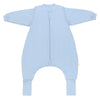 Sleeping Bag with Feet, Foldable Feet Covers & Sleeves - 1.0 TOG Powder Blue 80cm | 18-24 Months