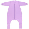 Sleeping Bag with Feet & Foldable Feet Covers - 2.5 TOG Lilac