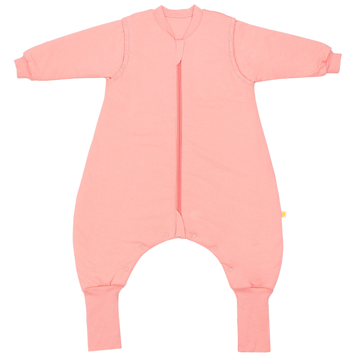Sleeping Bag with Feet & Foldable Feet Covers - 2.5 TOG_Peach_front_1202