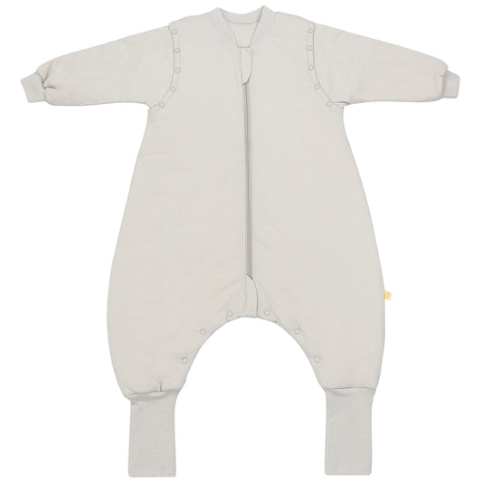 Sleeping Bag with Feet & Foldable Feet Covers - 2.5 TOG_Oatmeal_front_1202