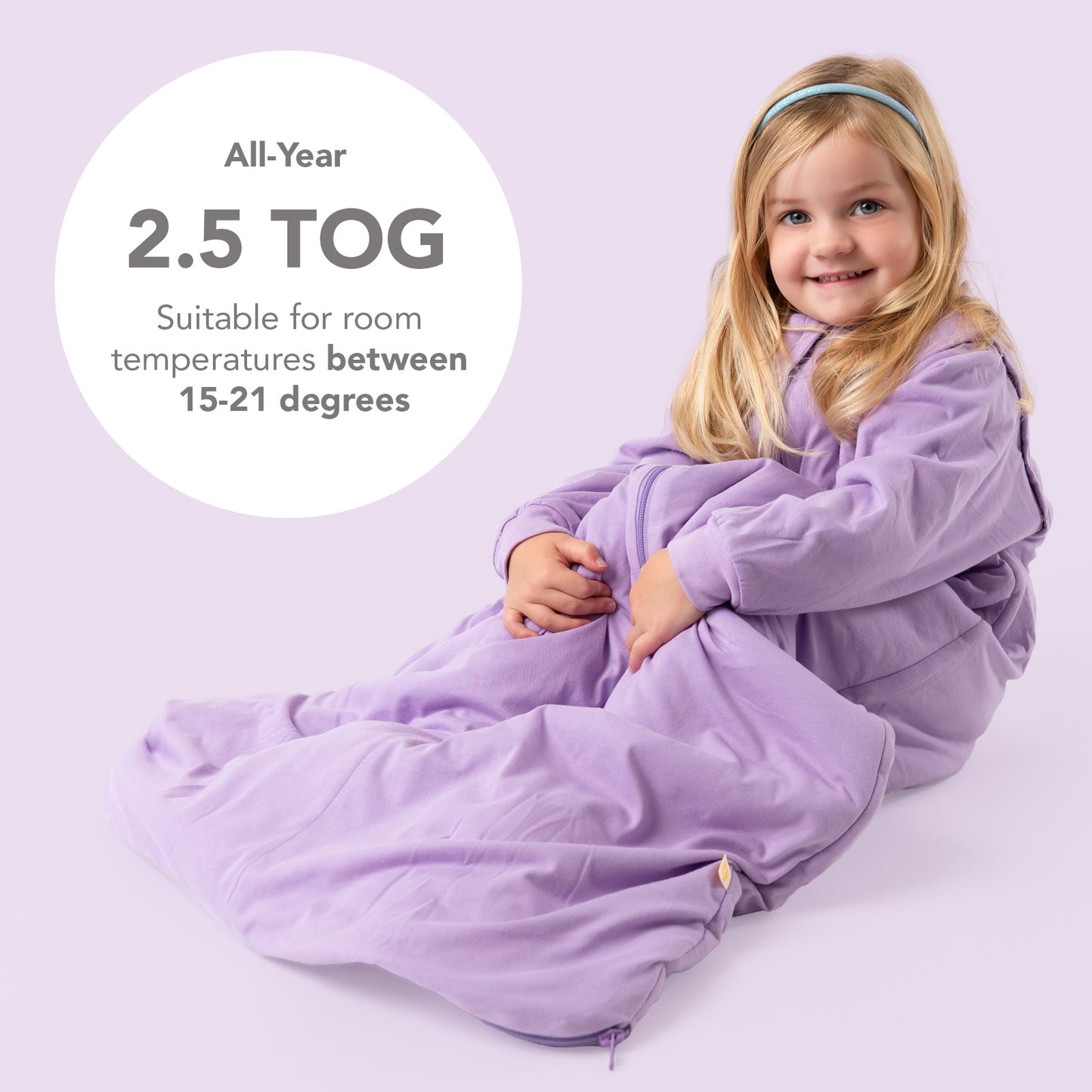 Sleeping Bag with Detachable Sleeves - 2.5 TOG