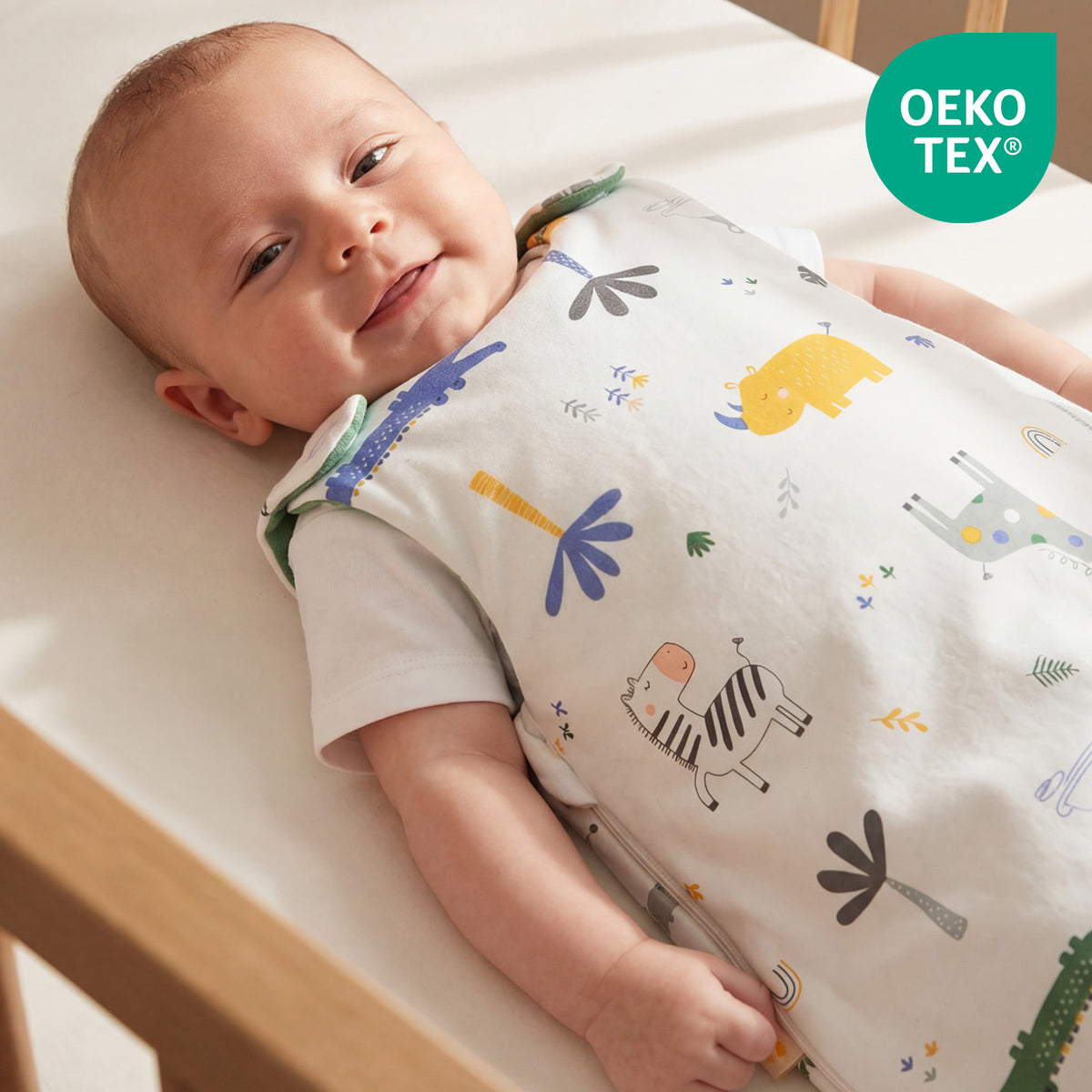 Baby Sleeping Bag - 2.5 TOG_Jungle_OEKOTEX_1205