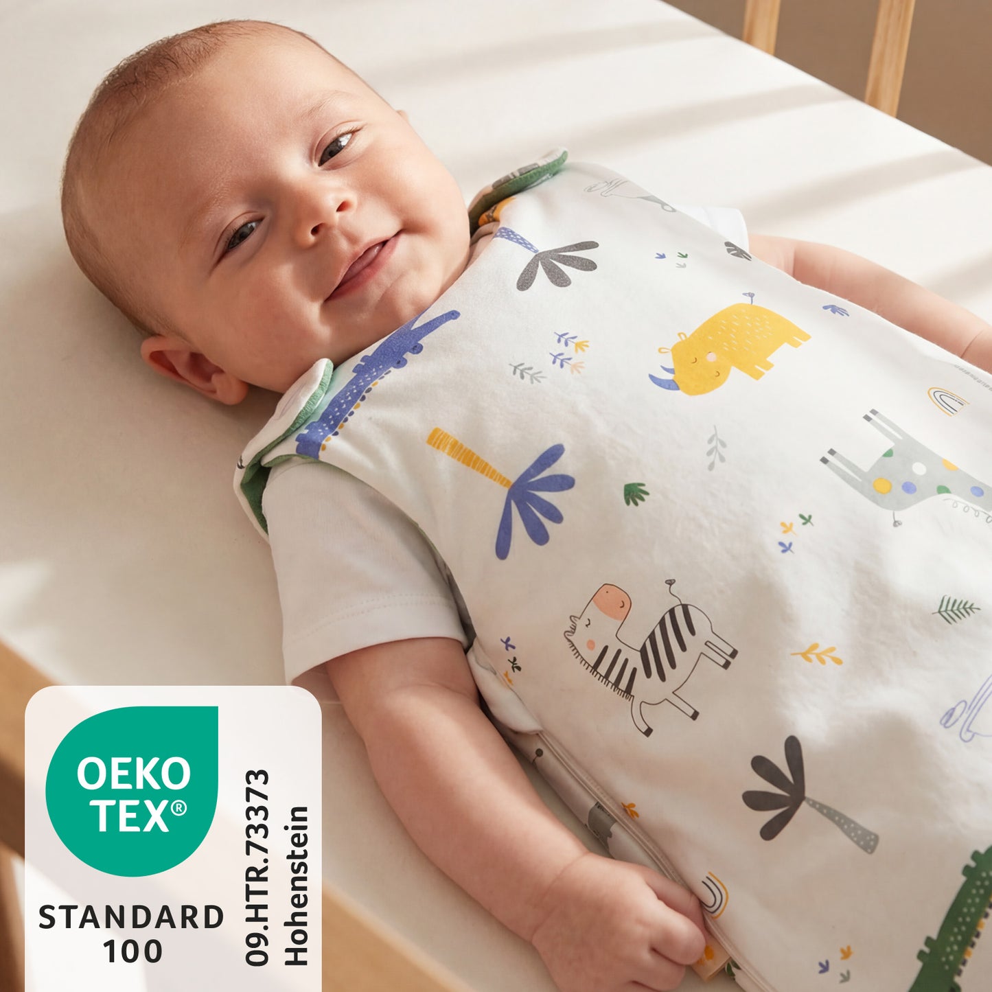 Baby Sleeping Bag - 2.5 TOG_Jungle_OEKOTEX_1205