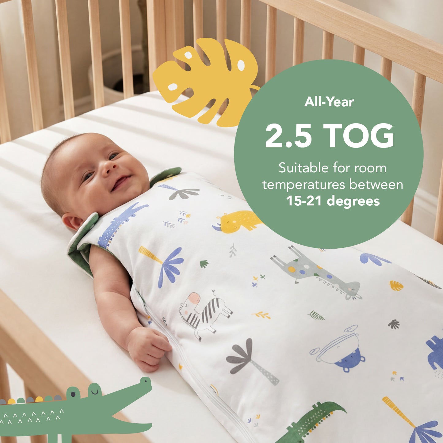 Baby Sleeping Bag - 2.5 TOG_Jungle_TOG_1205