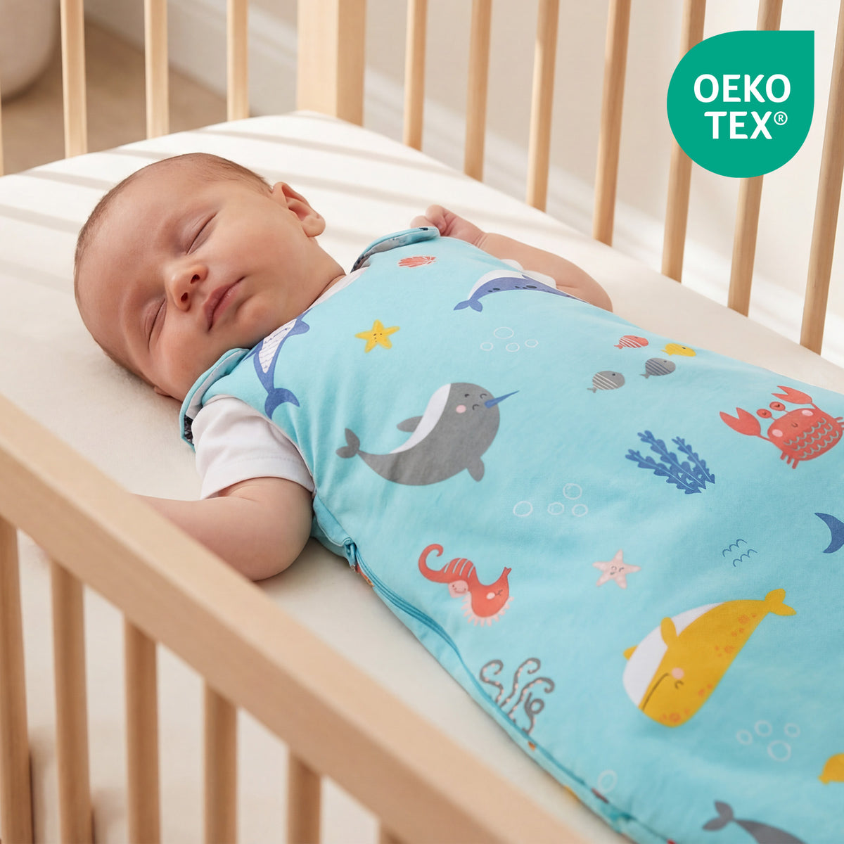 Baby Sleeping Bag - 2.5 TOG_Under the Sea_OEKOTEX_1205
