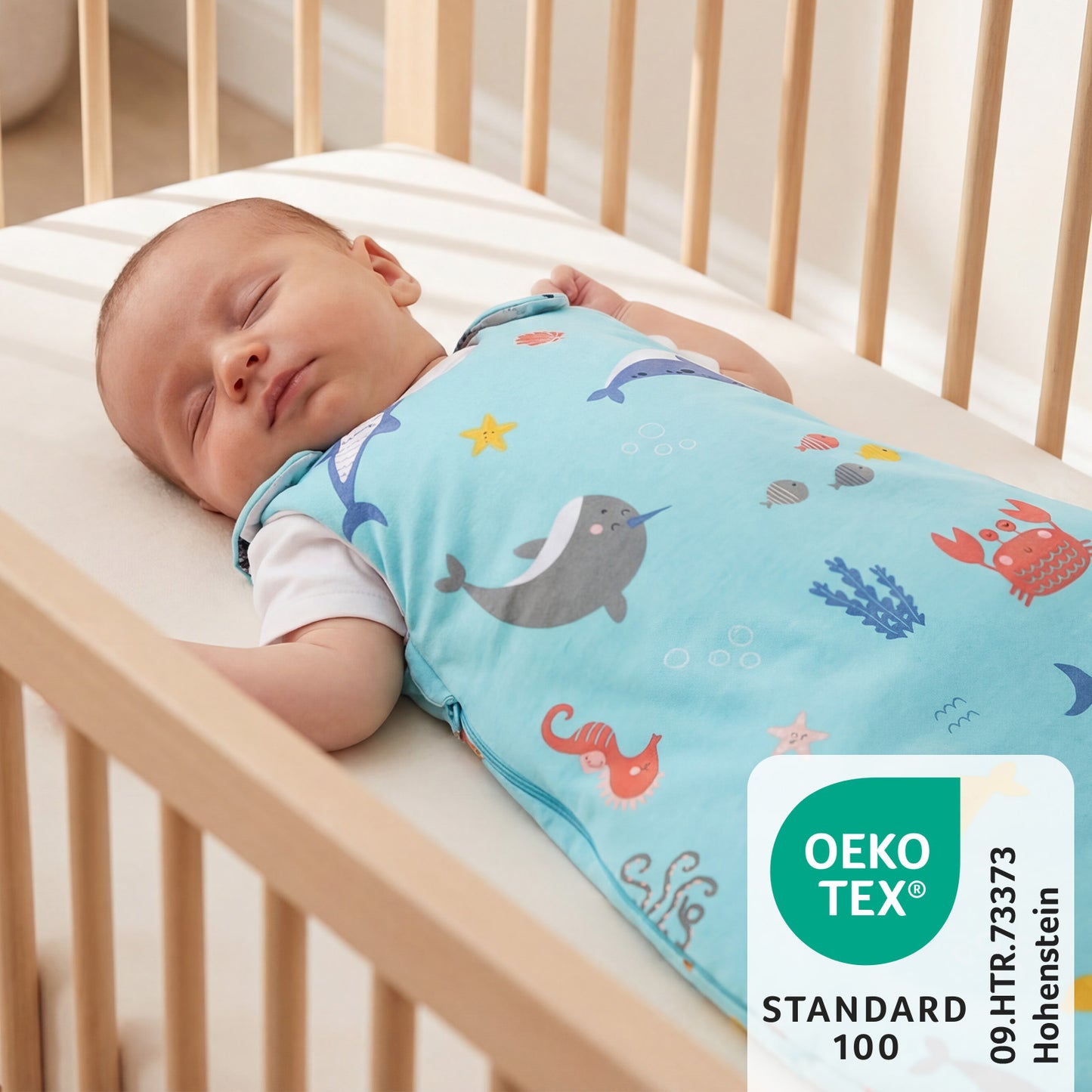 Baby Sleeping Bag - 2.5 TOG_Under the Sea_OEKOTEX_1205